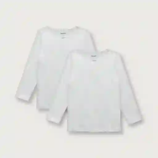 Pack Camiseta de Niño Blanca Talla 9M Opaline