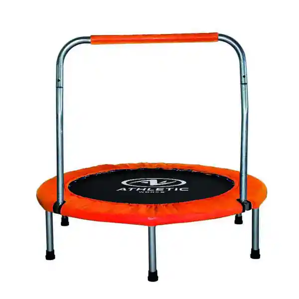 Trampolín Mini Con Apoyo Rojo de 91 cm