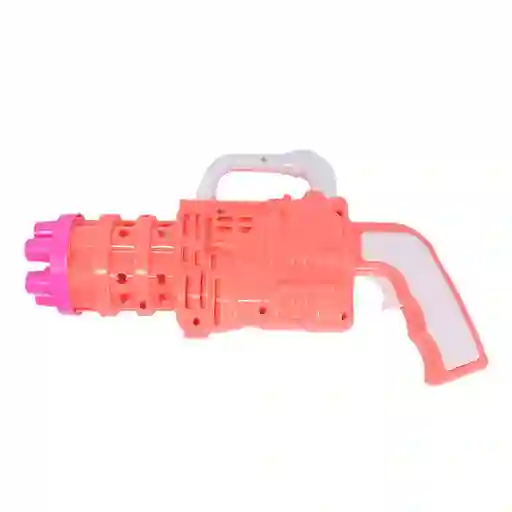 Miniso Pistola de Burbujas Con Seis Hoyos Rosa