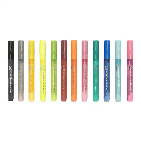 Set Marcadores de Acrílico Surtidos Casaideas