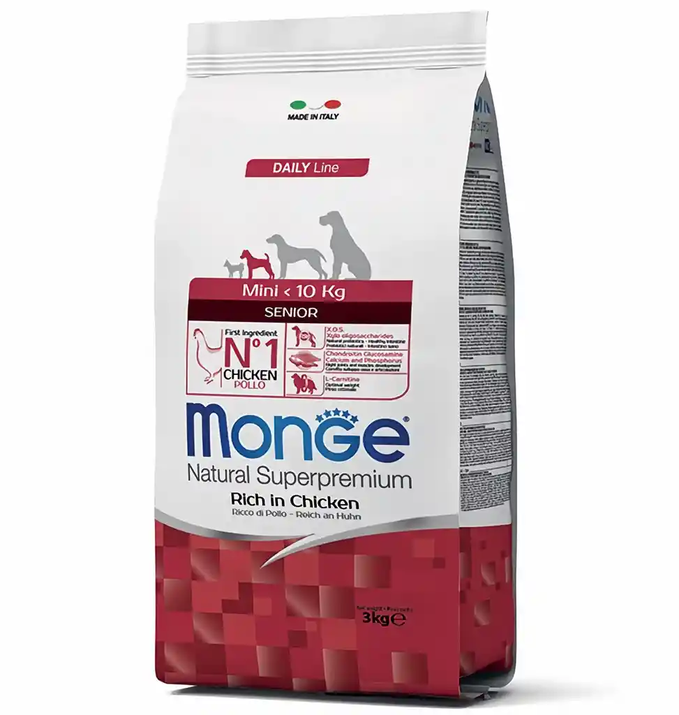 Monge Alimento para Perro Mini Senior Pollo