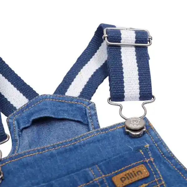 Jardinera Bebé Niño Denim Pillin 9 M