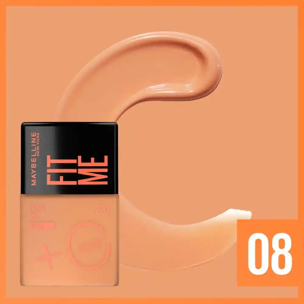 Maybelline Base de Maquillaje Fit me Fresh Tint Spf 50 08