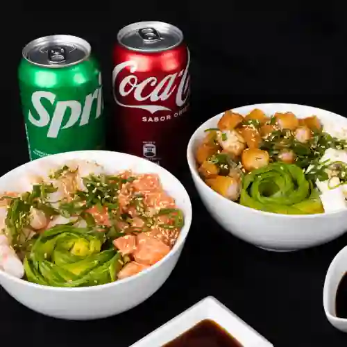 2 Gohan a Elección + 2 Bebidas 350 ml