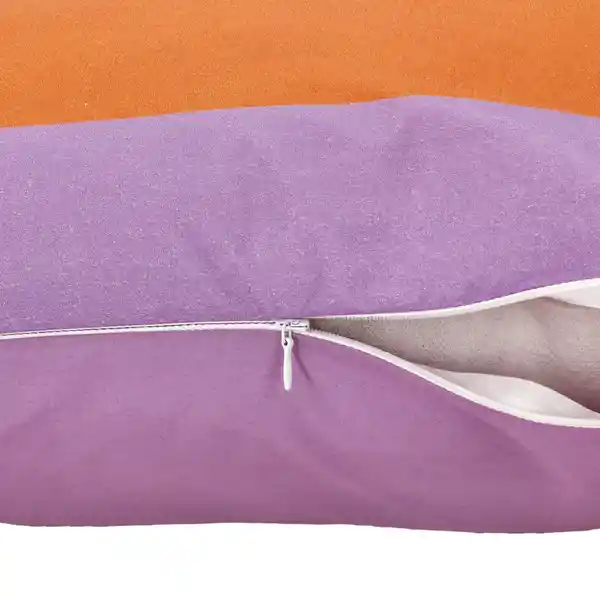 Cojín Con Diseño Naranja 50 x 50 cm Casaideas