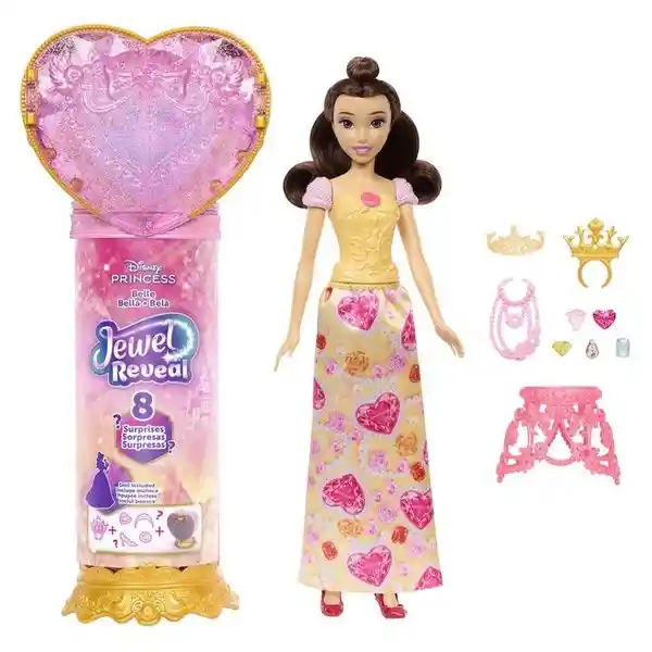 Muñeca Mattel Disney Princesa Reveal Bella