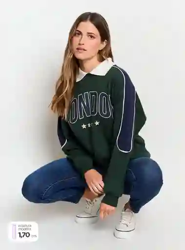 Jeans Mujer Index Pretina Ancha Talla 38