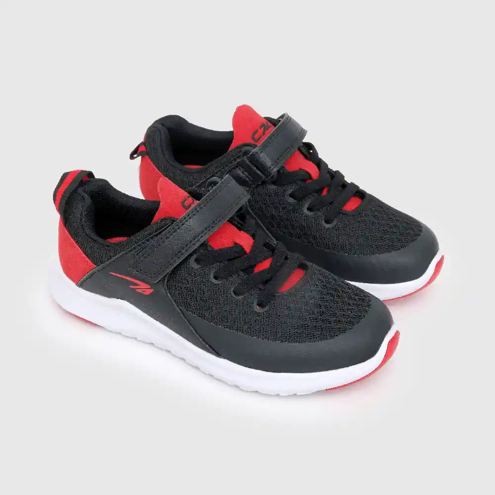 Zapatillas Deportiva Caña Baja De Niño Negro Talla 35