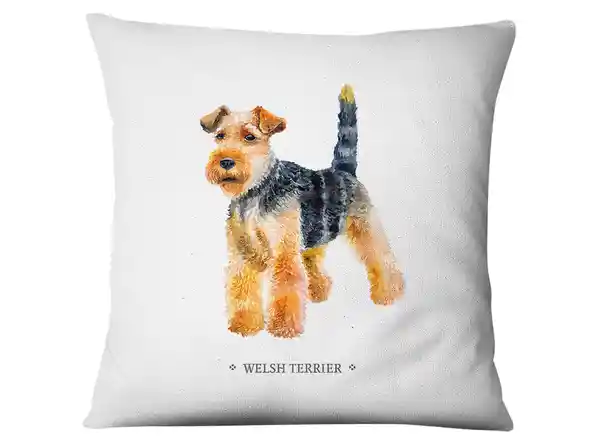 Funda Cojín Welsh Terrier