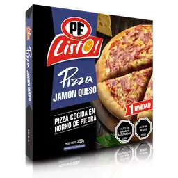 PF Listo Pizza Sabor Jamón y Queso