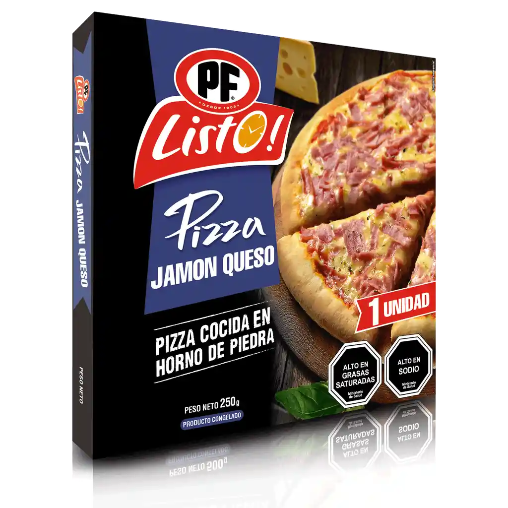 PF Listo Pizza Sabor Jamón y Queso