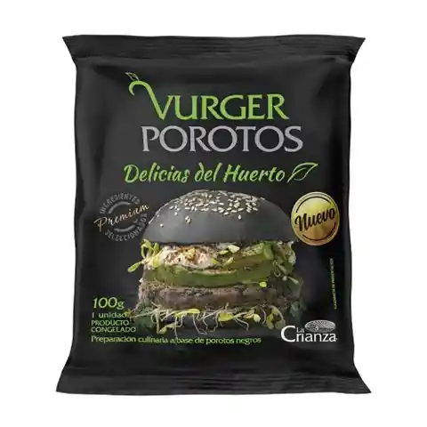 La Crianza Hamburguesa de Porotos Negros