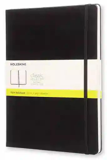 Cuaderno Clásico / Xl / Negro / Lisa