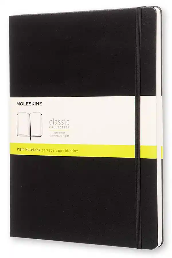 Cuaderno Clásico / Xl / Negro / Lisa