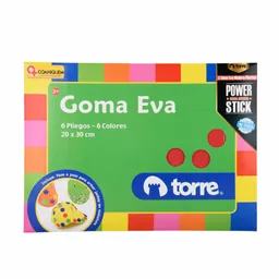 Torre Goma Eva Block de Colores 