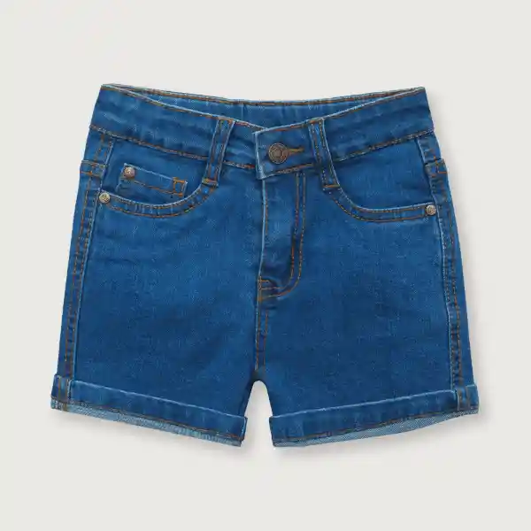 Short Denim Esencial Niño Navy Talla 4A Opaline