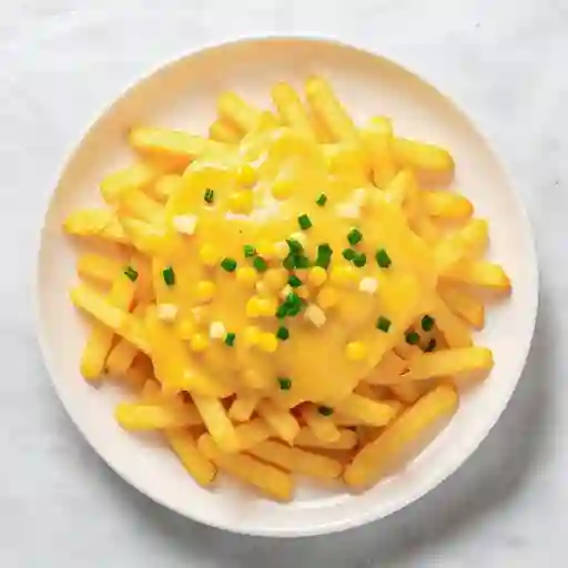 Papas fritas con choclo