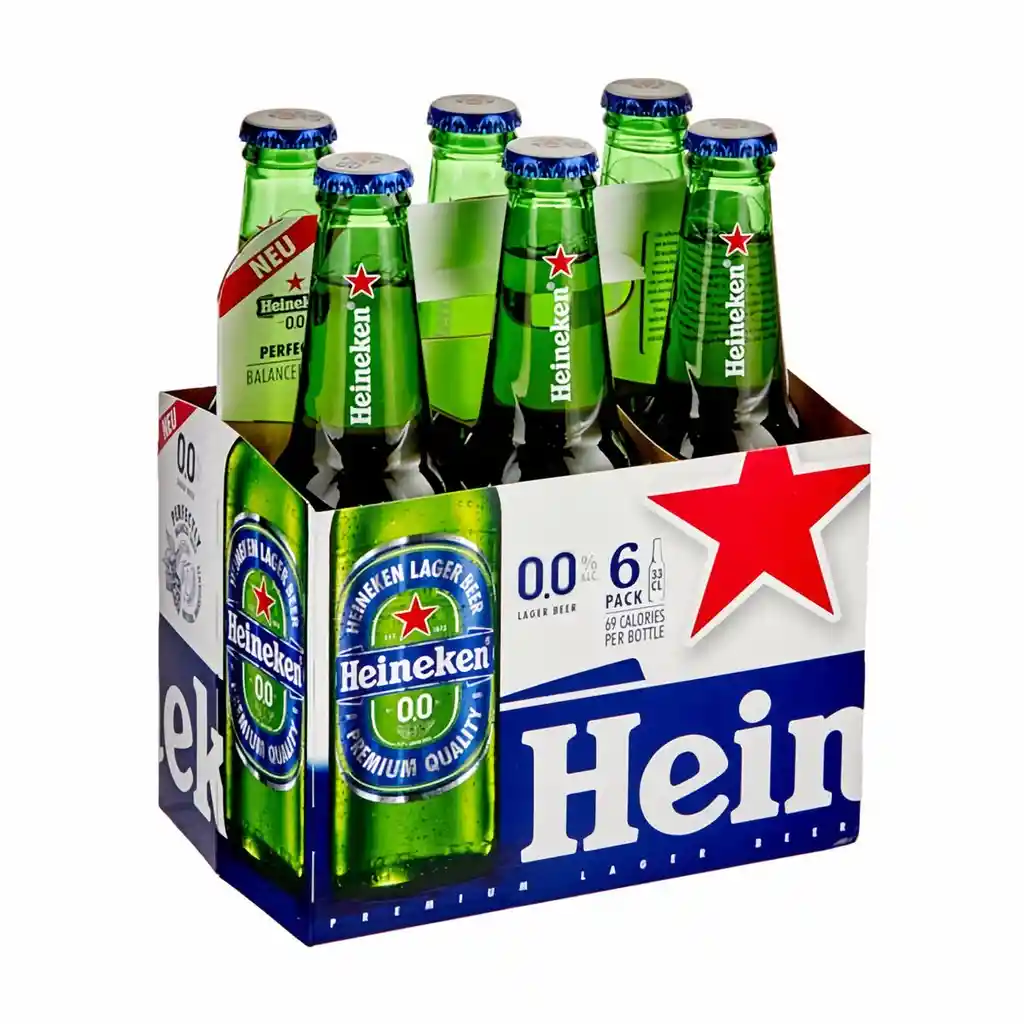 Heineken Cerveza Lager sin Alcohol
