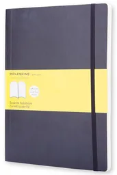 Cuaderno Clásico / Xl / Negro / Cuadriculada / Tapa Blanda