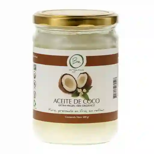 Be Organics Aceite De Coco Extra Virgen 100% Organico