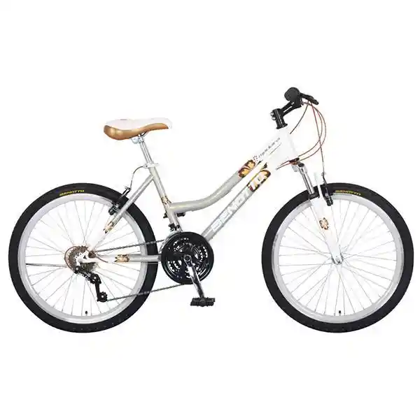 Bicicleta Benotto R24 21v Madeira Fs Dama Plata 1 U