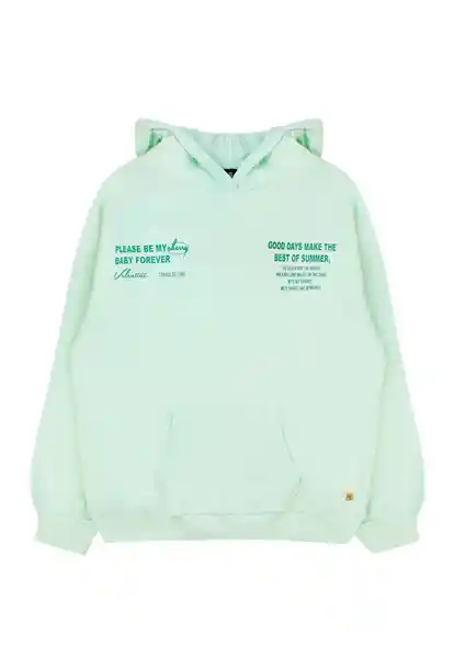 Polerón Teens Essence Niña Menta Talla 12/S - 541