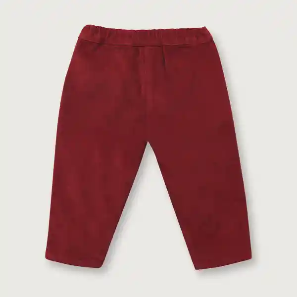 Pantalón Bombacho Con Moños de Niña Rojo Talla 9M Opaline