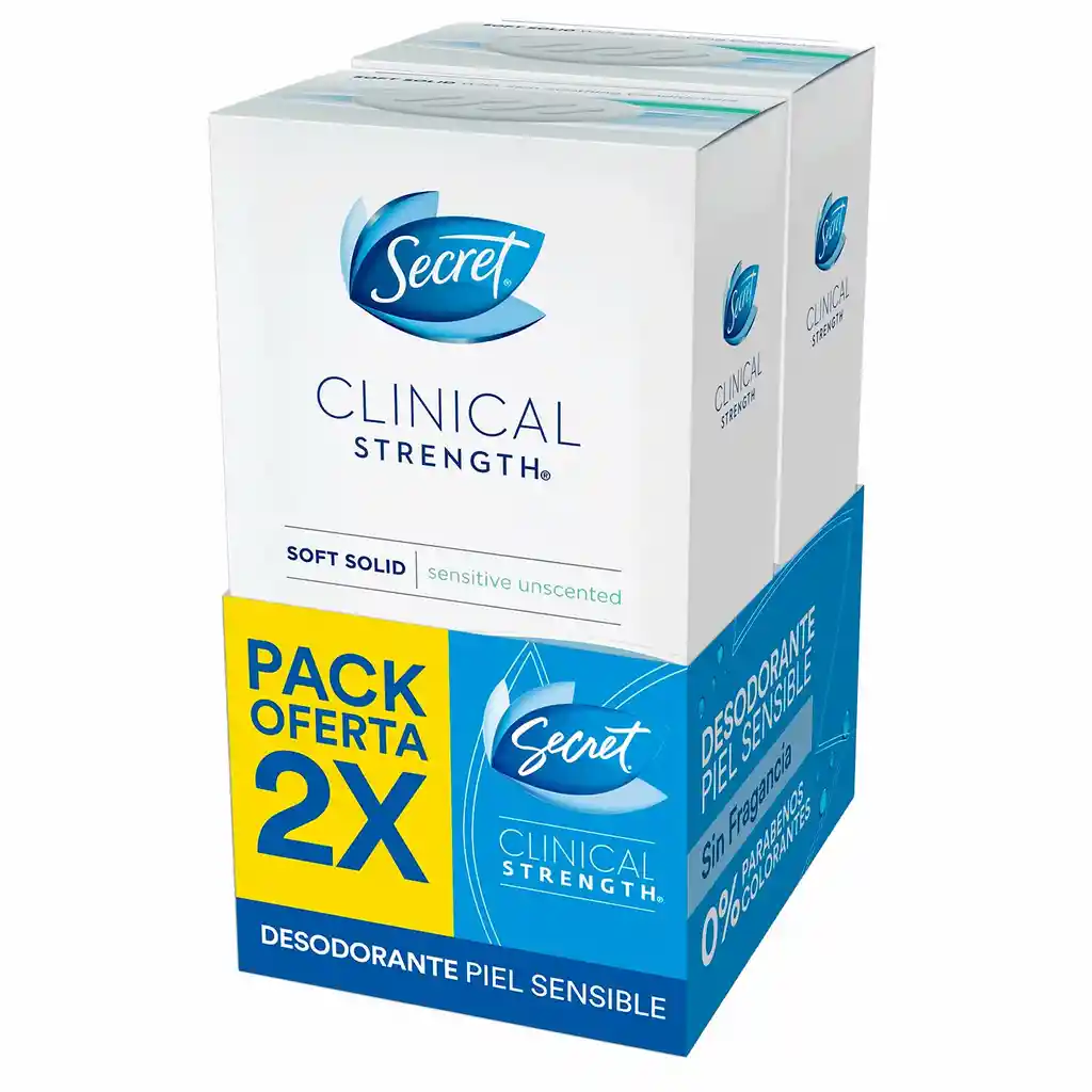 Secret Desodorante Clinical Strength Solid Powder en Crema