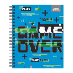 Artel Cuaderno Universitario Gamers 100 Hojas