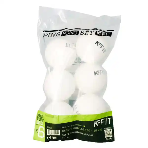 Pelotas de Ping Pong Blanco 100 40+ X6