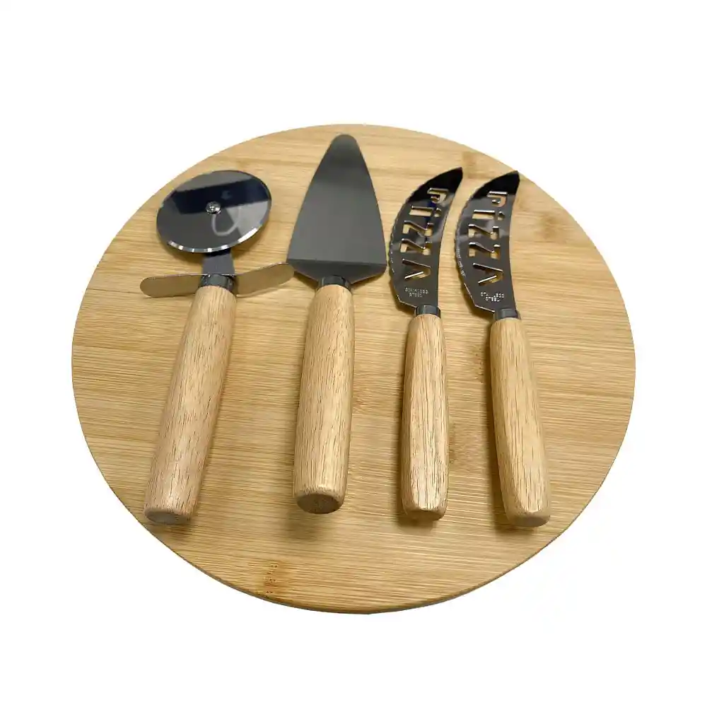 Set Tabla Redonda y Utensilios Krea
