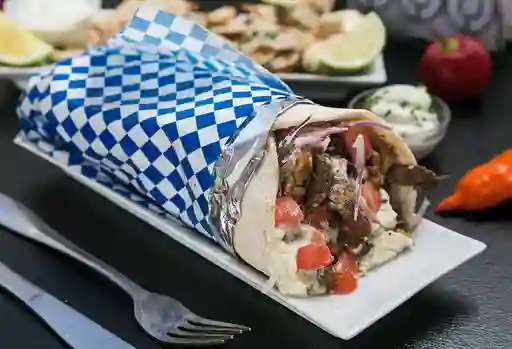 Shawarma palestino mixto