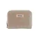 Cartera Con Cierre Beige Miniso