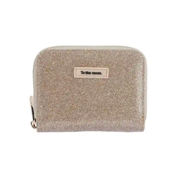 Cartera Con Cierre Beige Miniso