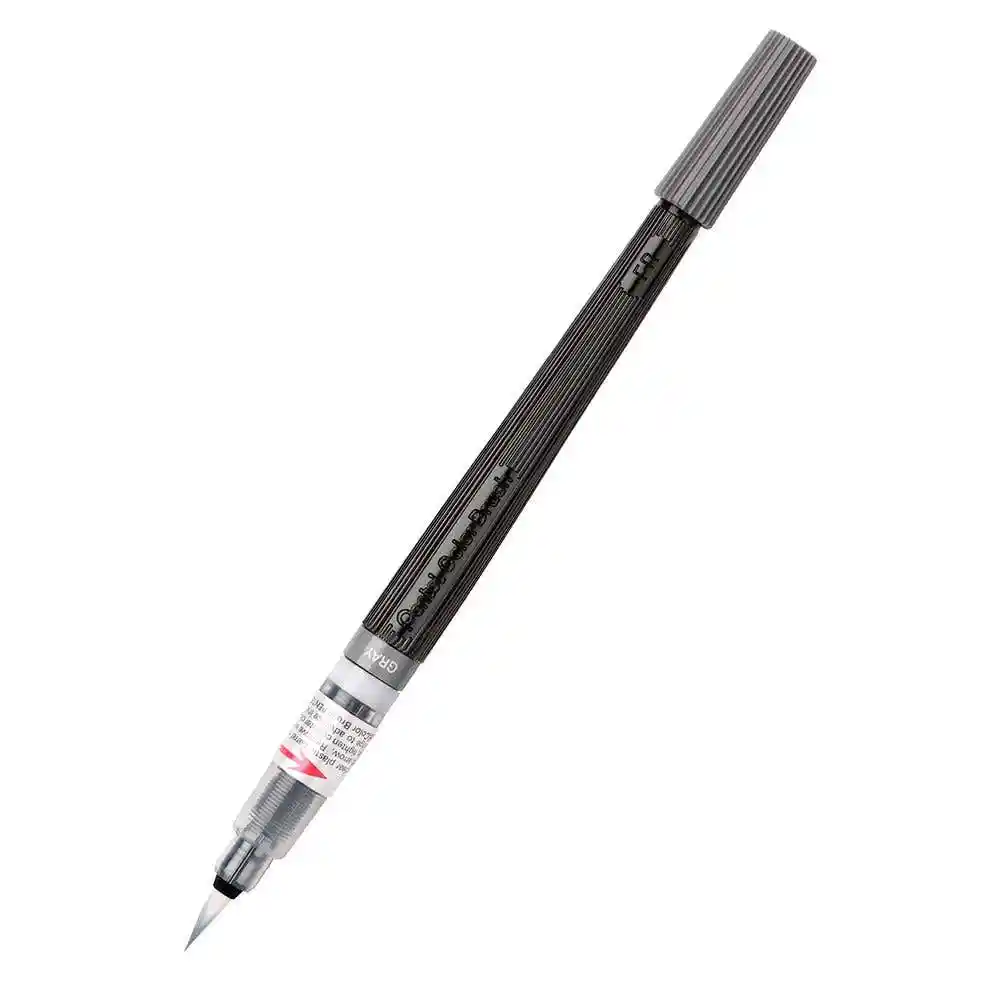 Pincel Pentel Color Brush Gris