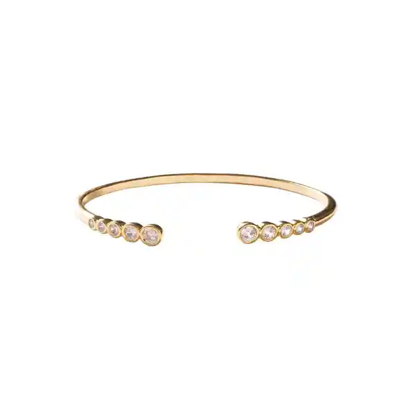 Boaz Pulsera Esclava Circones Bañada en Oro