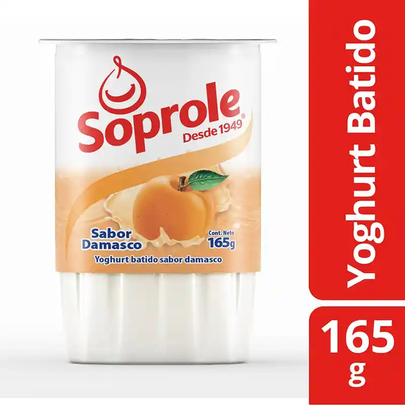 Soprole Yoghurt Batido Sabor Damasco
