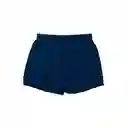 Short de Niño Básico Azul Marino Talla 8 Samia