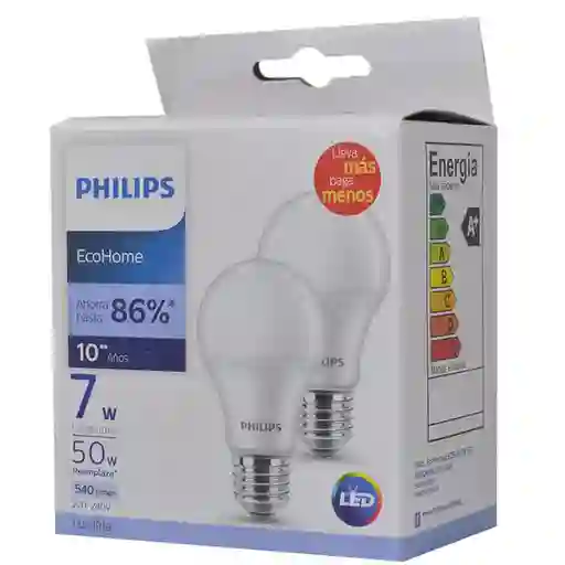 Philips Lámpara Led Ecoh Fría 7W3