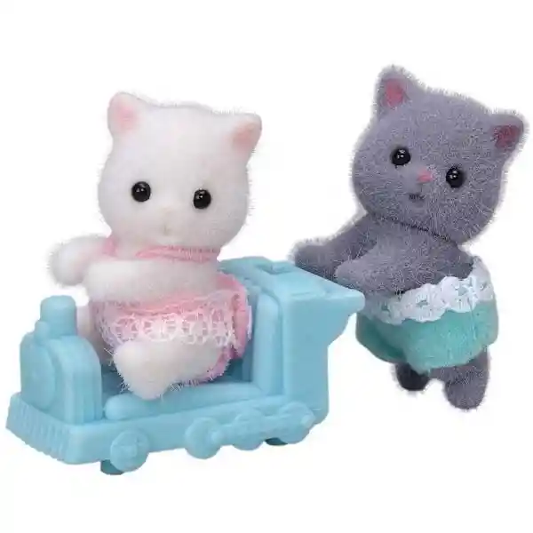 Sylvanian Families Juguete Gemelos Gato Persa