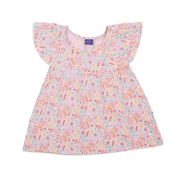 Vestido Bebé Niña Rosado Pillín 6 M