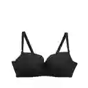 Bikini Sostén Con Copa Blanda C-D Negro Talla 48 Samia