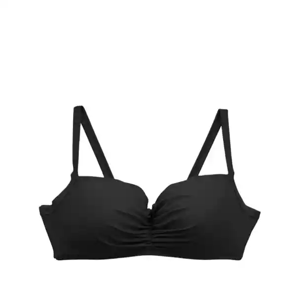 Bikini Sostén Con Copa Blanda C-D Negro Talla 48 Samia