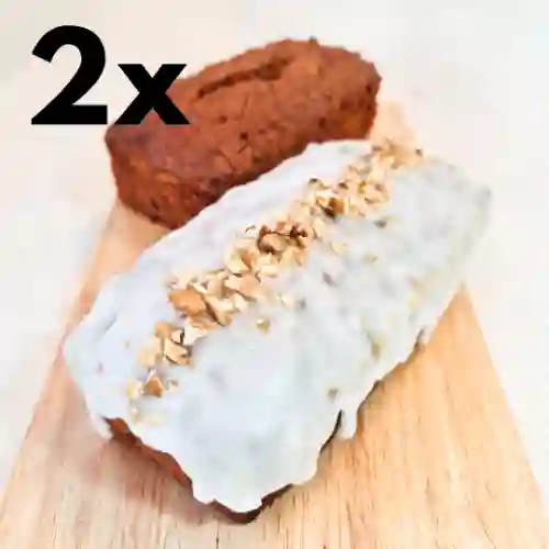 2x Pan de Pascua con y Sin Glaseado (g)