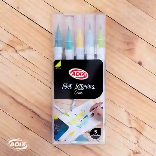 Adix Set Brush Pen Amarillo/Verde