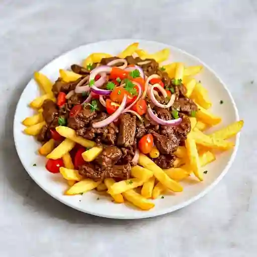 chorrillana lomo saltado (2) personas