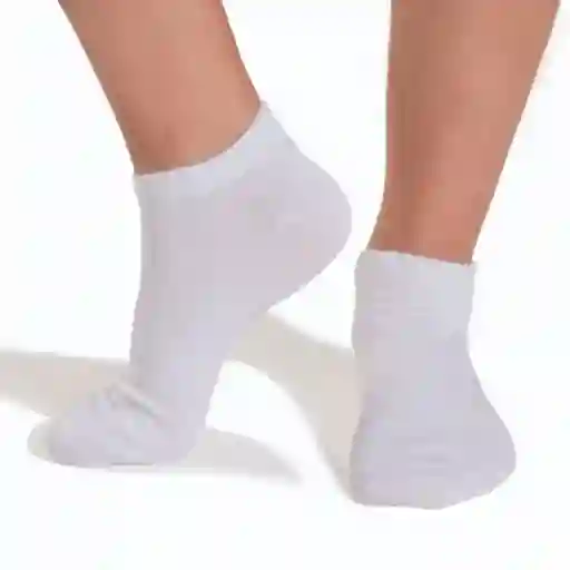 Pack Calcetines Tobillo Bambú Blanco Talla 5.6 Caffarena