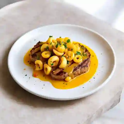 Filete En Salsa De Mariscos