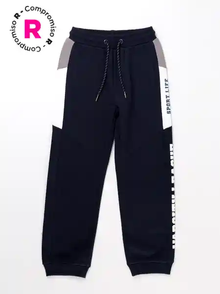 Harvest Pantalón de Buzo Track cr Navy 4 V26