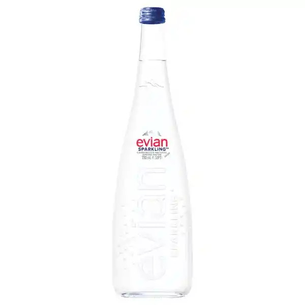 Evian Agua Mineral Gasificada Sparkling